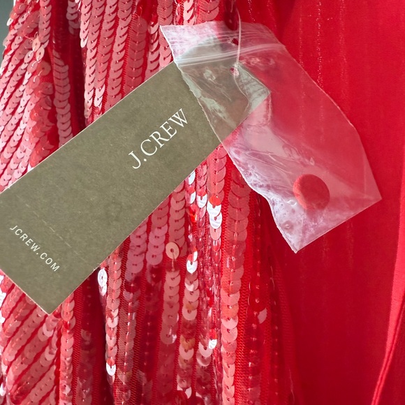 J.Crew Sequin V-back Dress NWT size 4 - Picture 7 of 7